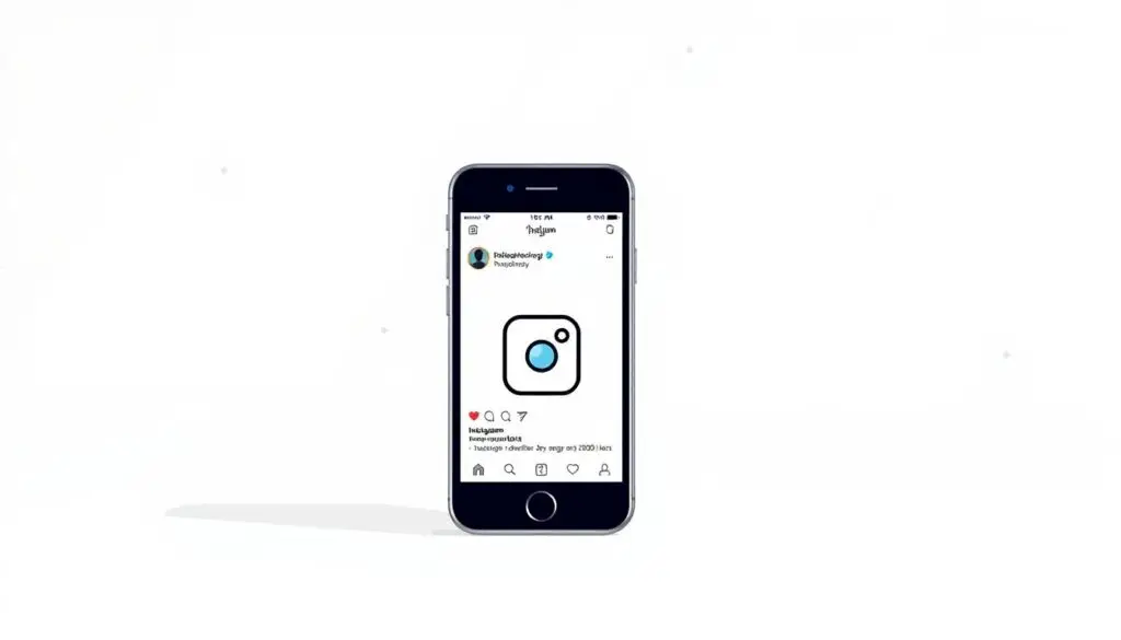 A serene and minimalist illustration depicting the core principles of Instagram. In the foreground, a mobile device showcases the Instagram app interface, its iconic camera and social sharing icons prominently displayed. The middle ground features a clean, white background with subtle geometric patterns, conveying a sense of order and simplicity. In the background, subtle light beams radiate outward, symbolizing the platform's reach and connectivity. The overall tone is one of professionalism, clarity, and adherence to platform guidelines, perfectly capturing the essence of "Postępowanie zgodne z zasadami Instagrama".